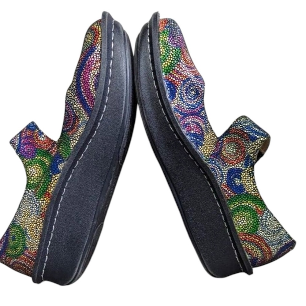 Alegria Paloma Bullseye Women’s Euro Sz 39/US Sz 9 Orthopedic Cushioned Colorful - Picture 2 of 10